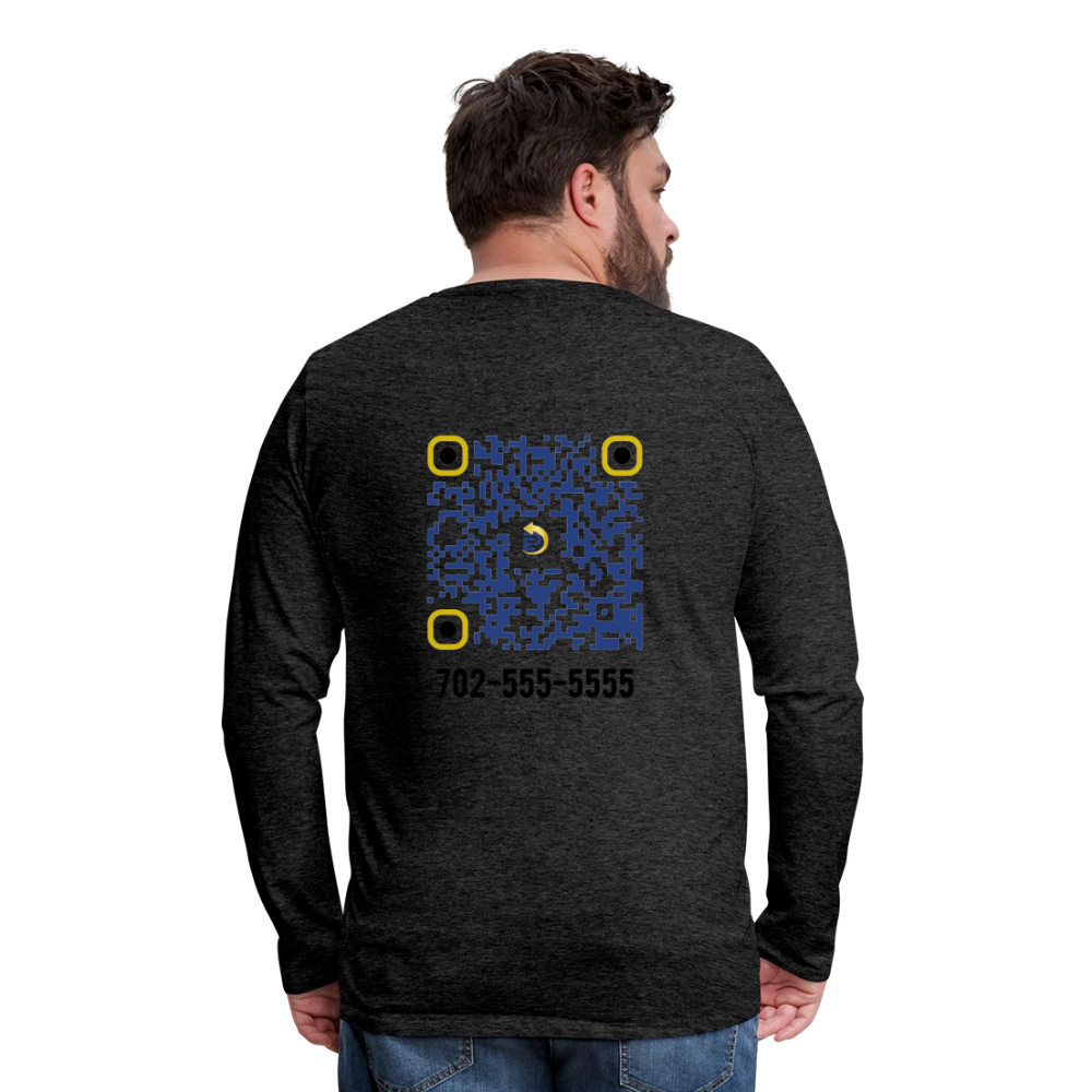 Men's Premium Long Sleeve T-Shirt - charcoal grey