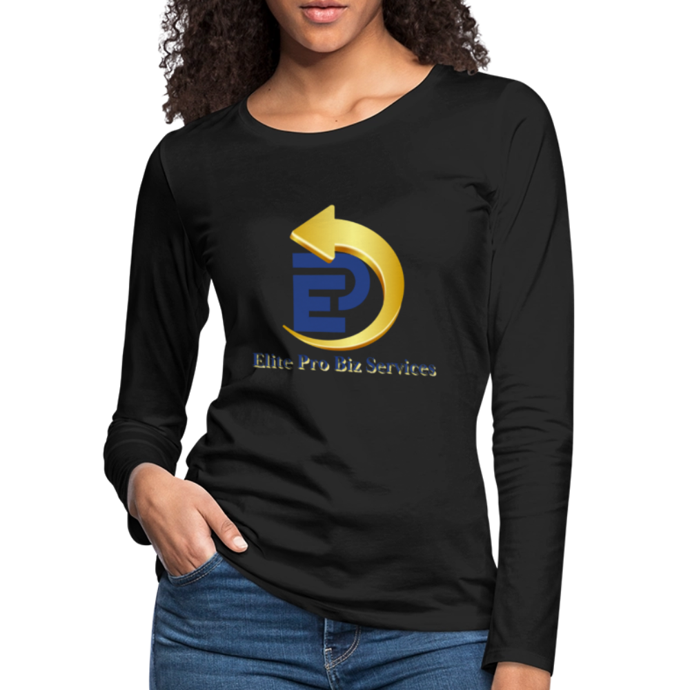 Women's Premium Long Sleeve T-Shirt - black