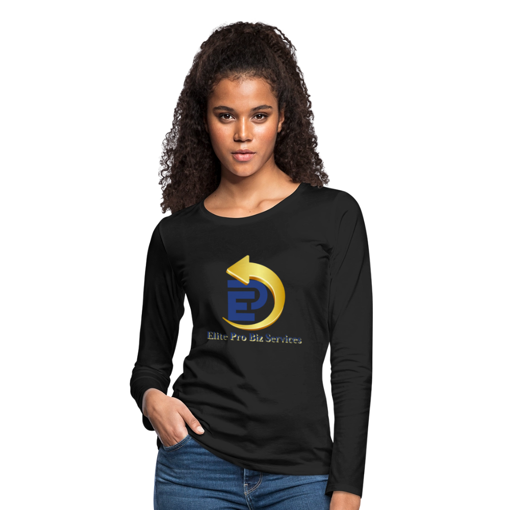 Women's Premium Long Sleeve T-Shirt - black