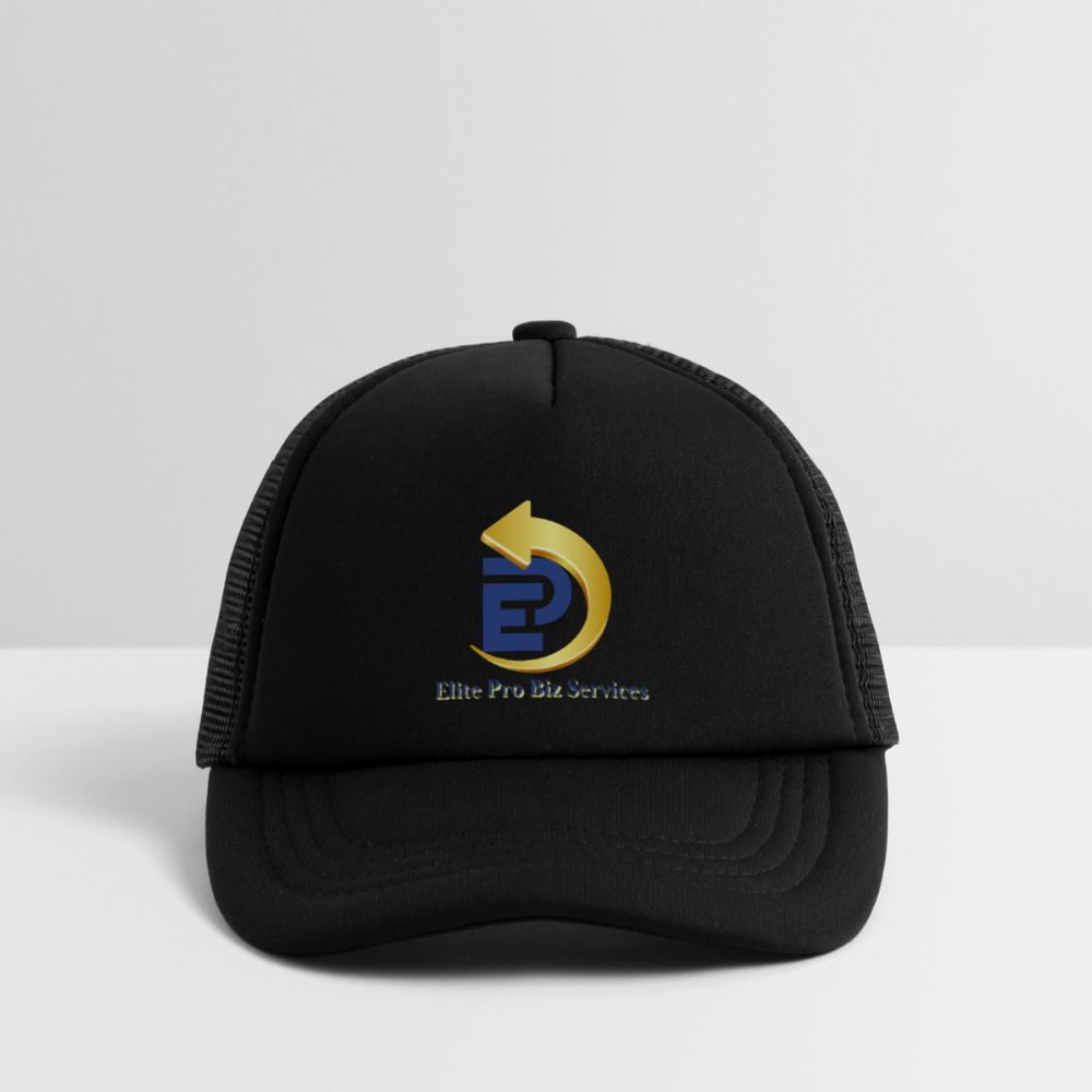 Kid's Trucker Cap - black